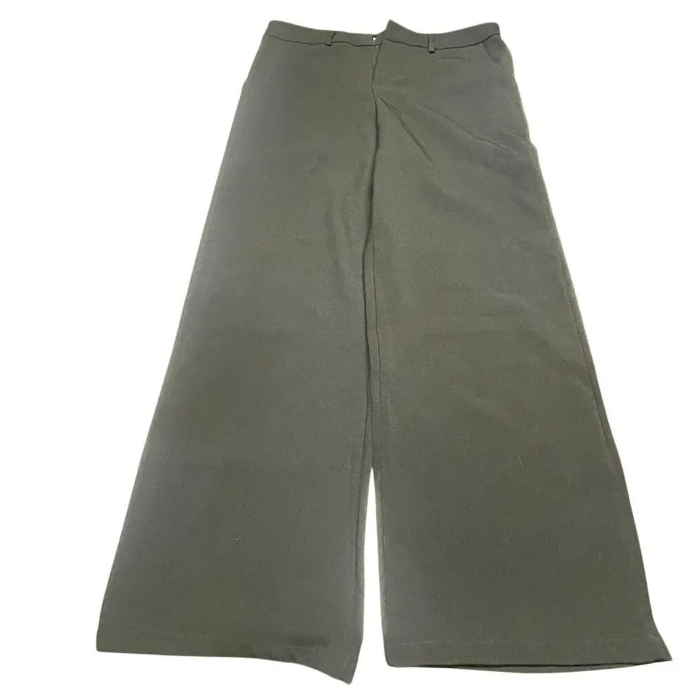 Musera Black Wide Leg Trousers